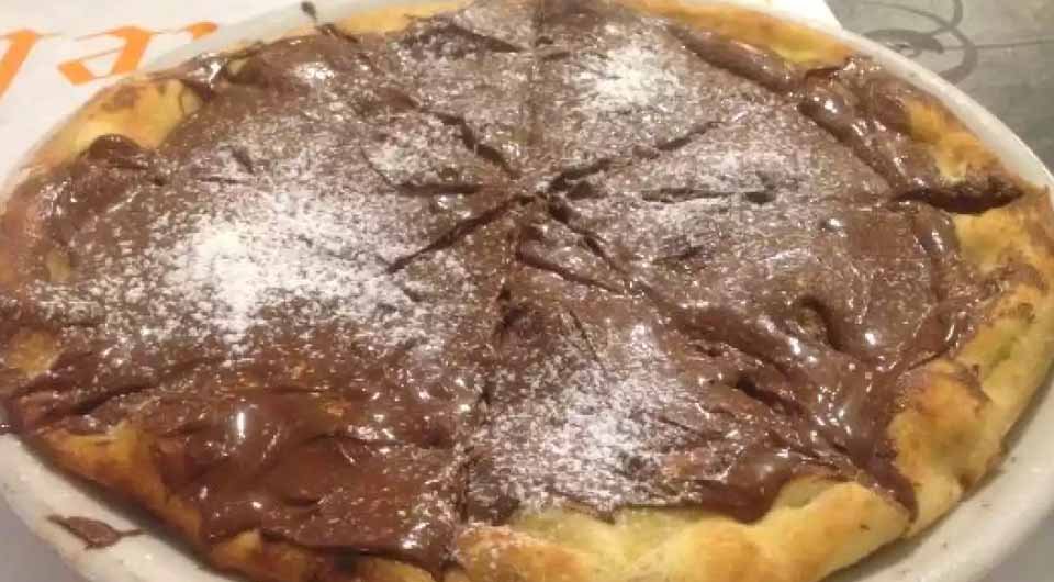 Pizza a nutella