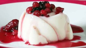 Panna cotta ai frutti di bosco